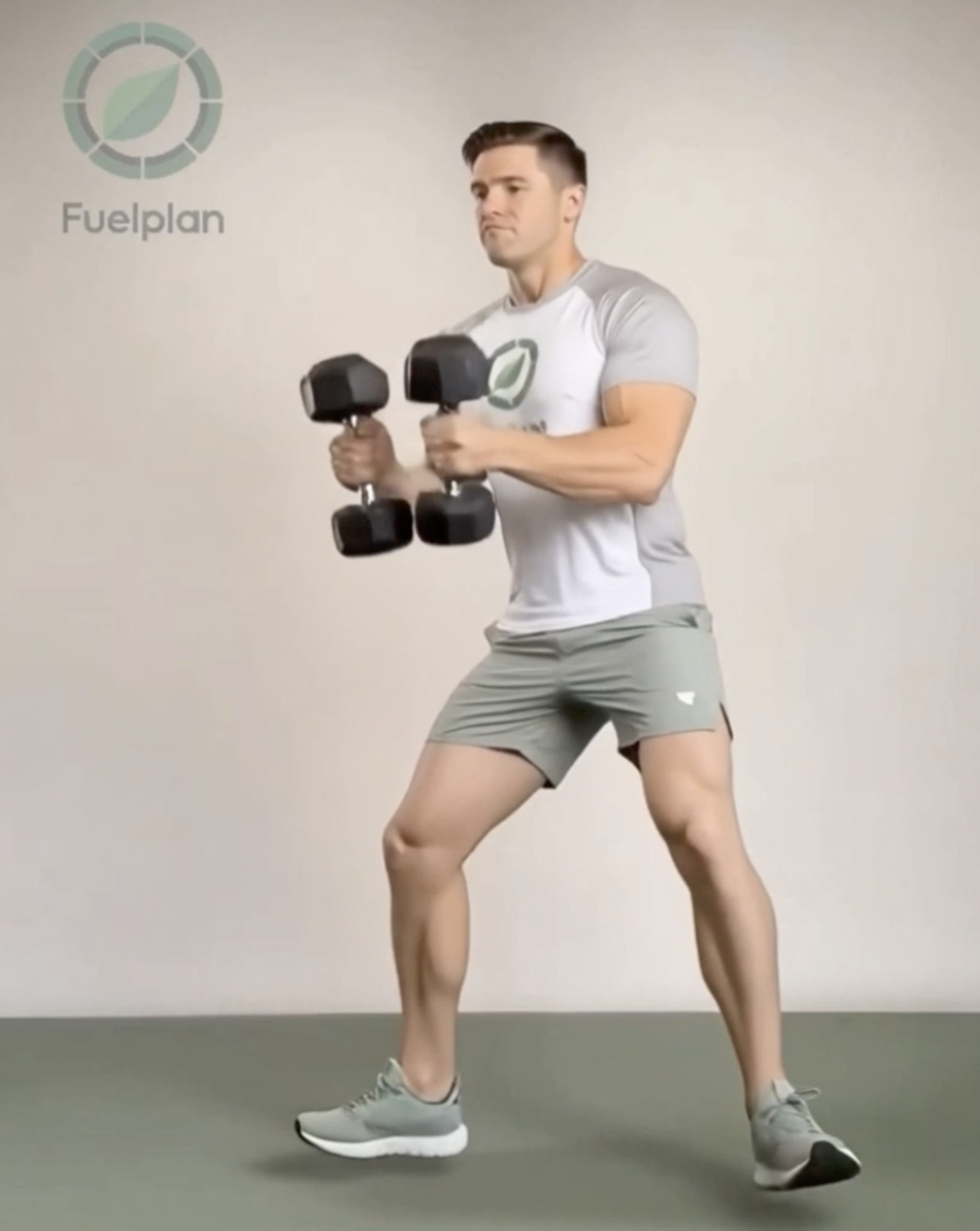Pop Squat Hammer Curl demonstration