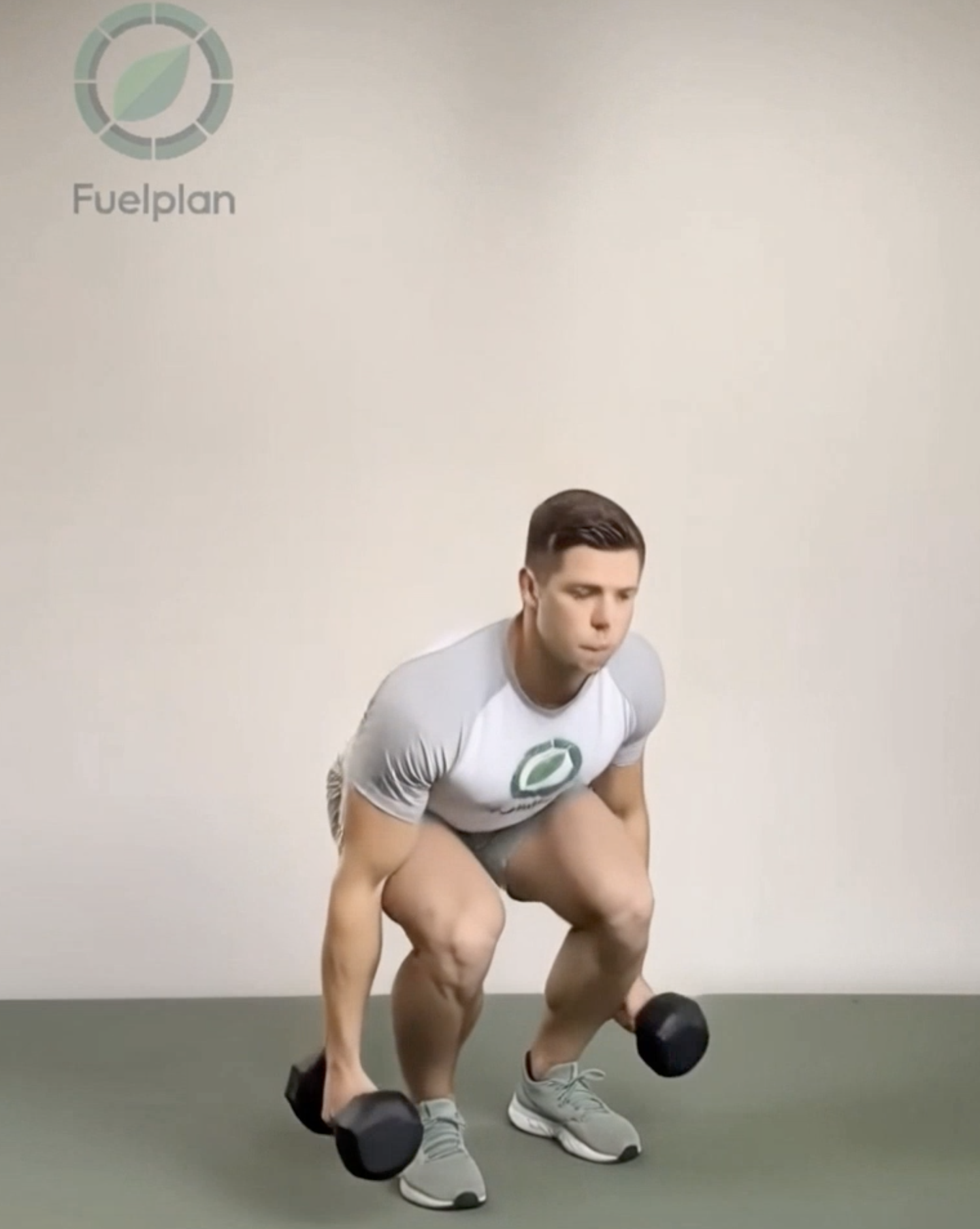 Suitcase Squat Press demonstration