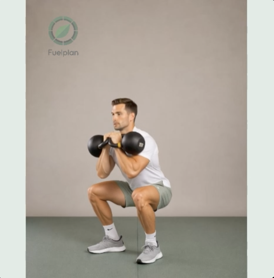 Double Front-Rack Squat demonstration