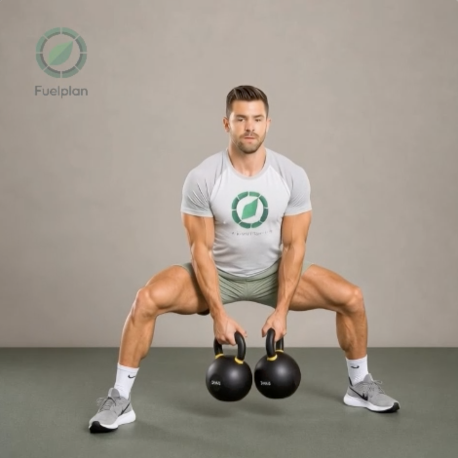Double Sumo Squat demonstration