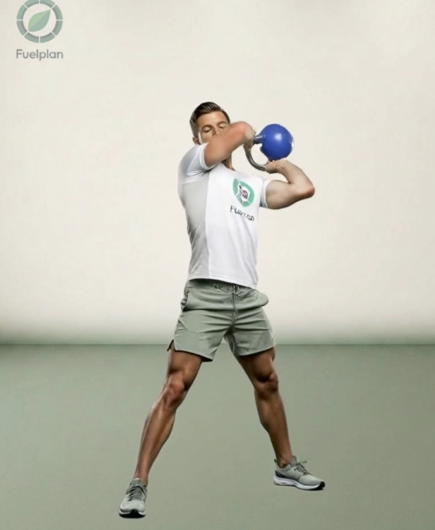 Squat Rotational Halo Press demonstration