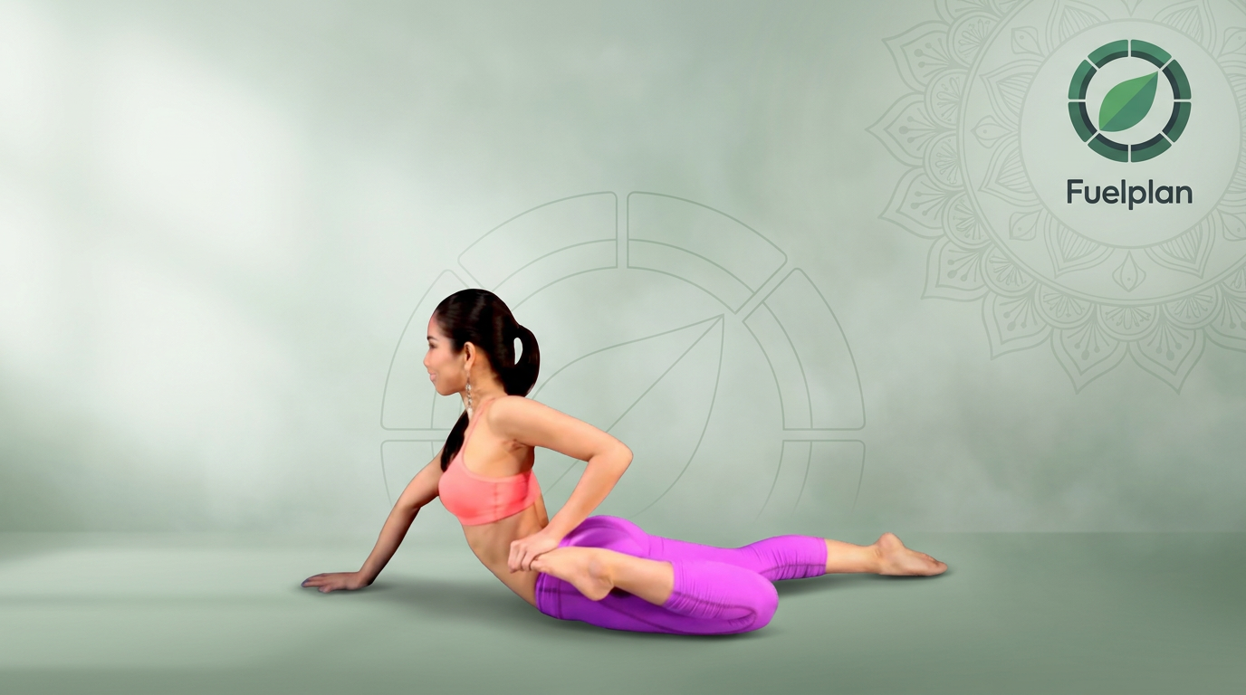 Frog Pose demonstration