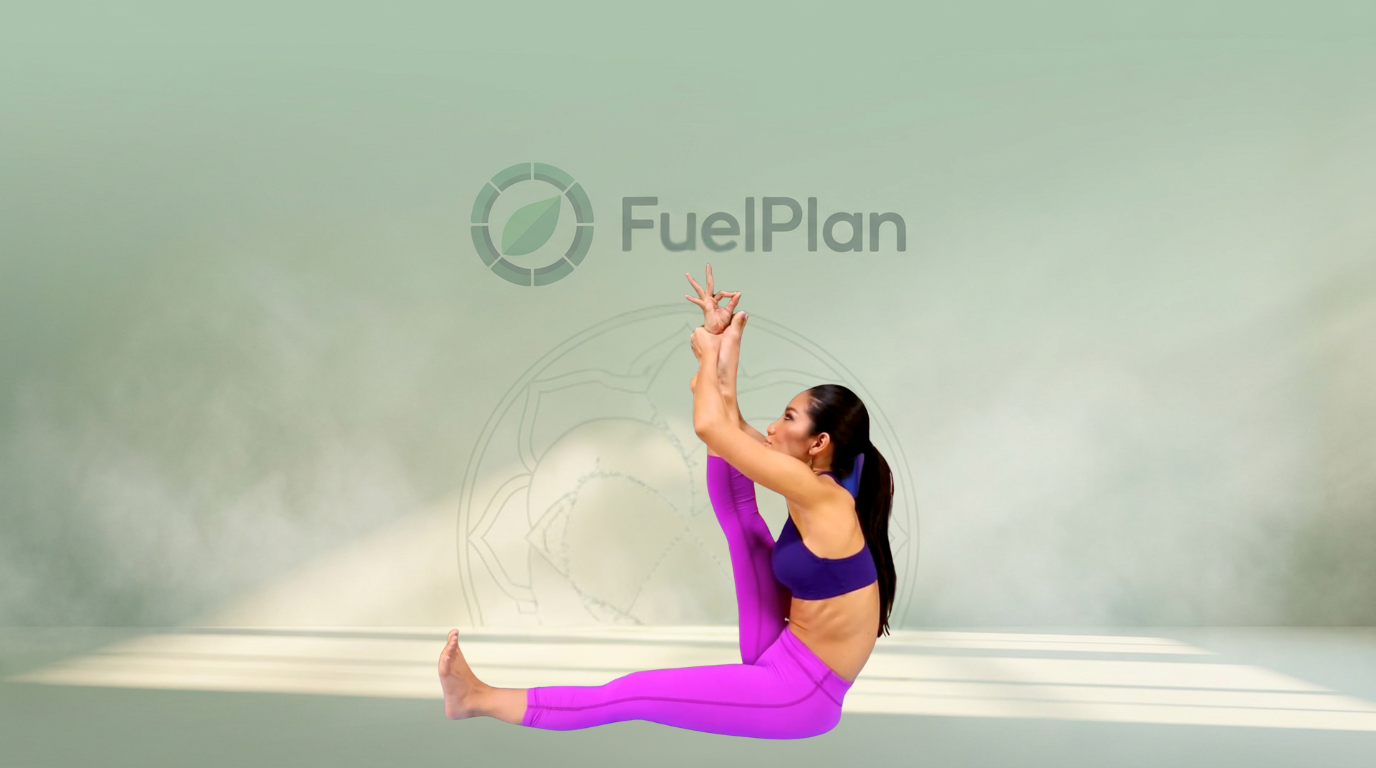 Heron Pose Preparation demonstration